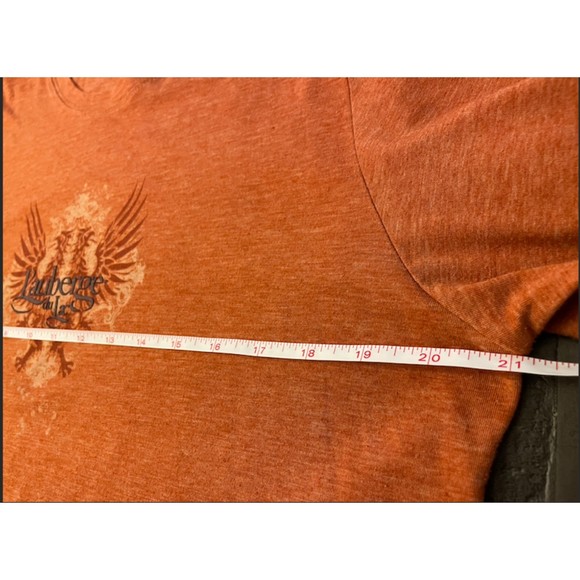 L'auberge du Lac -Lake Charles Casino Long Sleeve Burnt Orange T Shirt - Sz L - Picture 5 of 8